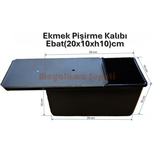 Ekmek Kalıbı - Ebat:(20x10xh10)cm
